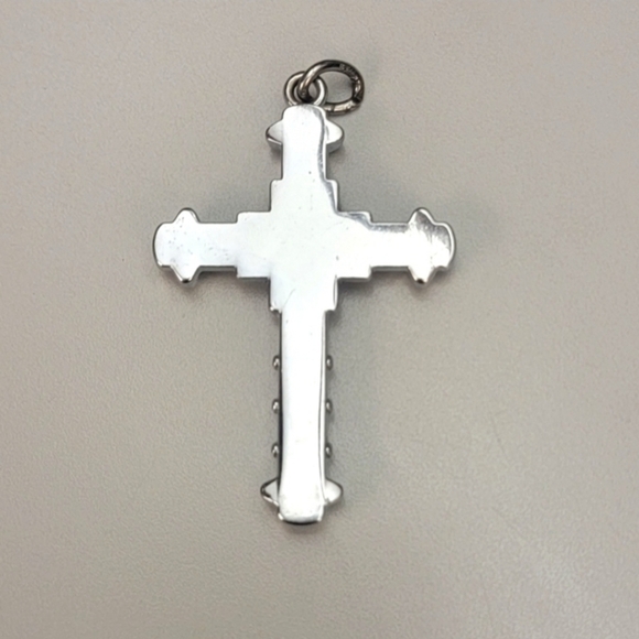 Three (3) Rhinestone Cross Pendants - Picture 11 of 13